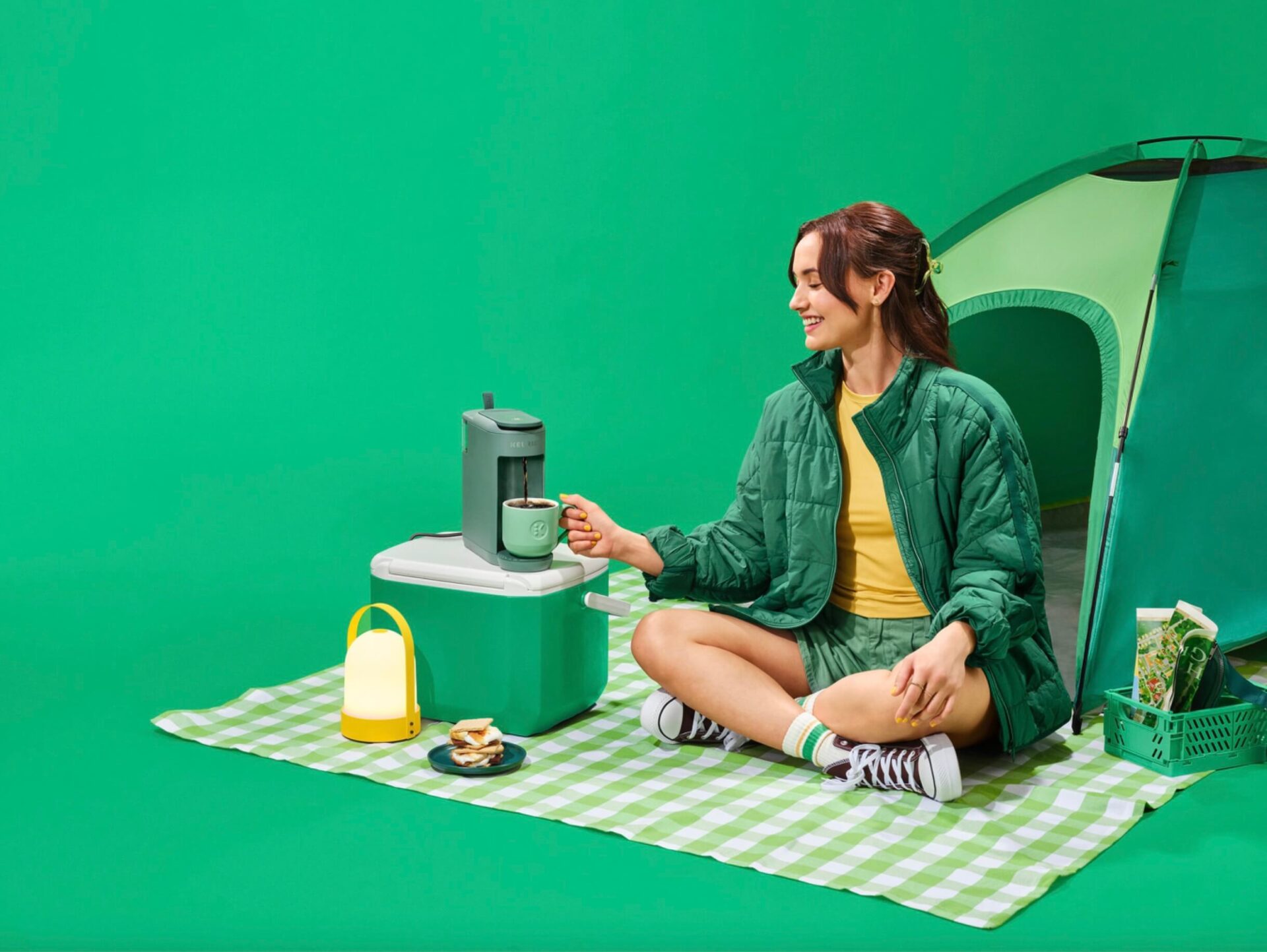 Keurig K-Mini Mate Brewer in Glamping Green